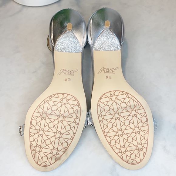 Jewel Badgley Mischka Dash Embellished Halo Strap Women’s Heels (Size 8.5) - Picture 8 of 10